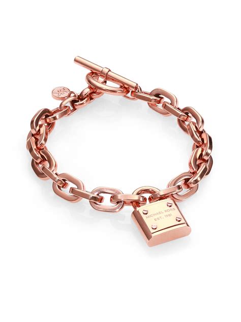 michael kors rose armband|michael kors charm bracelet.